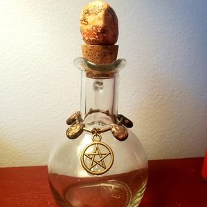 Leopardskin Jasper Moon Water Glass Cruet